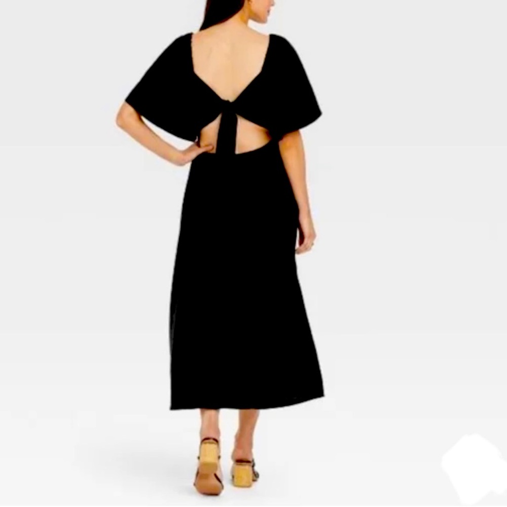 COPY - Universal Threads black tie back dress size M